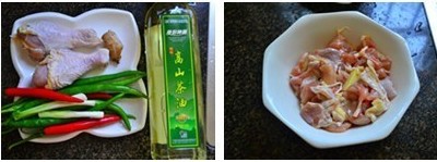 茶油炒鸡步骤1