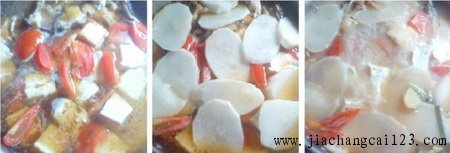 番茄萝卜豆腐鱼汤步骤7