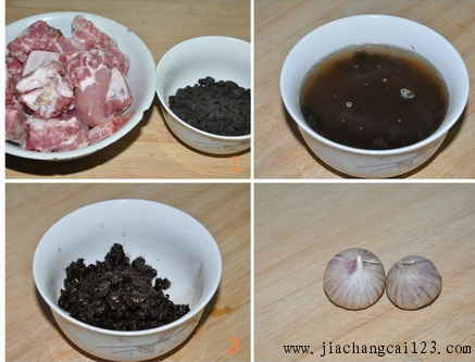豆鼓蒸排骨的做法