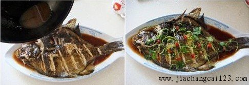 清蒸黑偏口鱼的做法