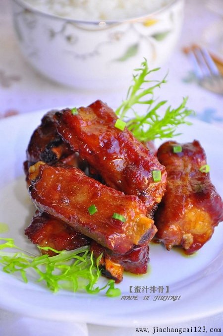 蜜汁排骨的制作方法