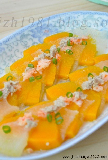 双瓜蒸虾仁的做法
