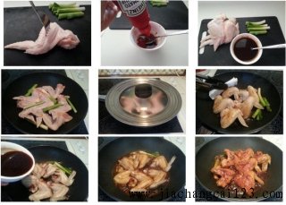 香煎茄汁鸡翅膀的做法|圣诞节香煎茄汁鸡翅膀的做法