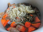 干豇豆胡萝卜炖牛排骨步骤9