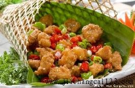 香炒鸭脯肉
