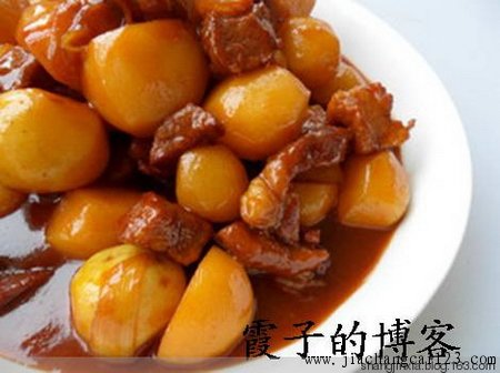 酱焖肉土豆